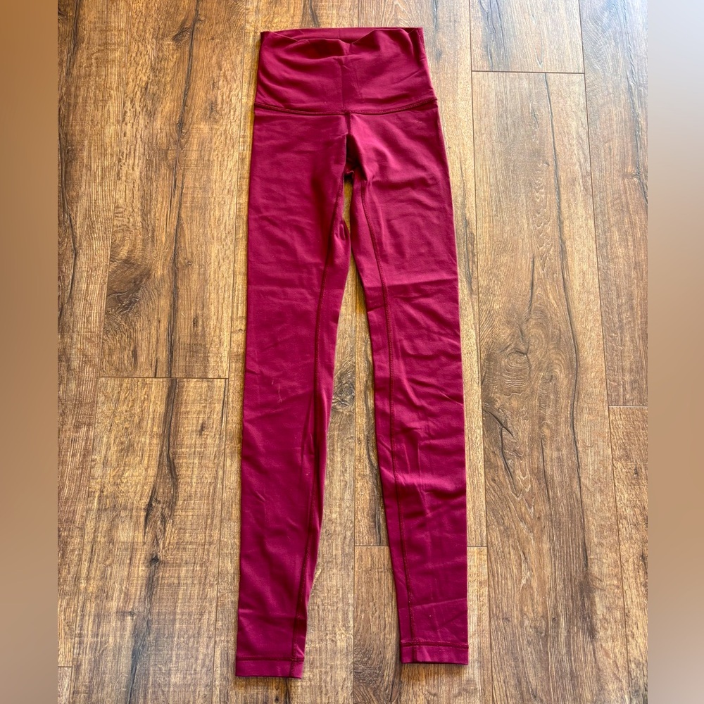 lululemon athletica women’s leggings in maroon